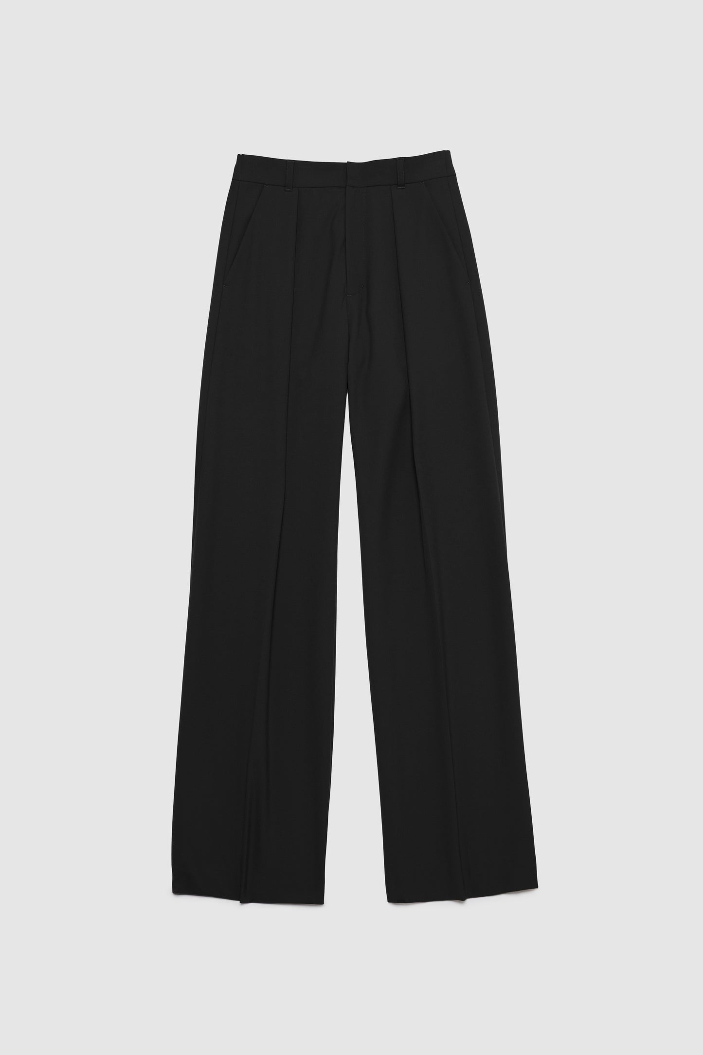 Wide Straight Pants / BLACK -10月17日発送-