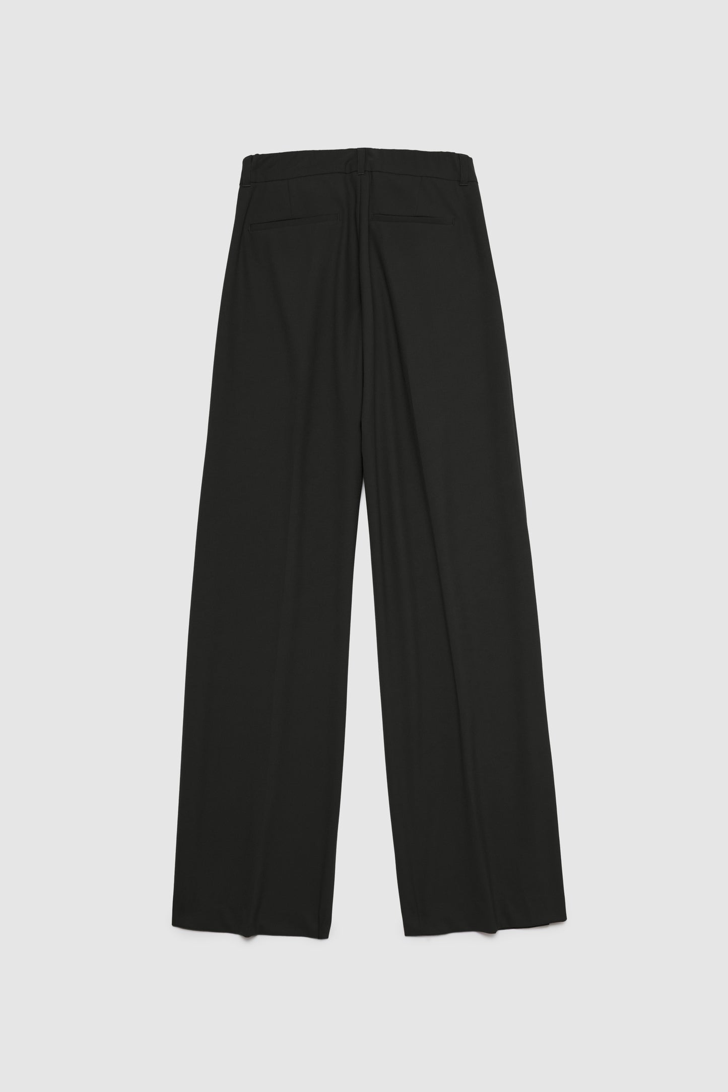 Wide Straight Pants / BLACK