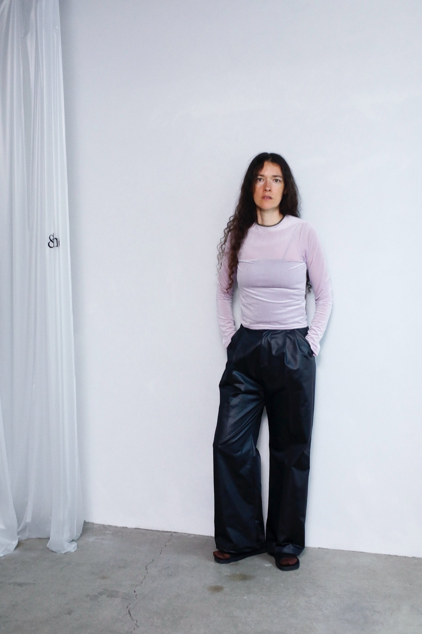 Velour Pullover / LILAC