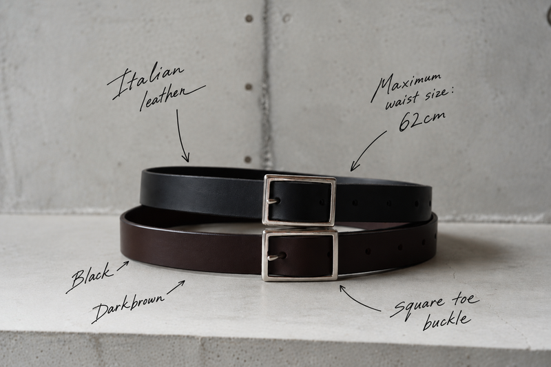 AUTUMN EDIT 　ー　02  Leather Belt
