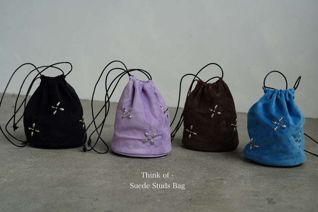 think of - Suede Studs Bag　