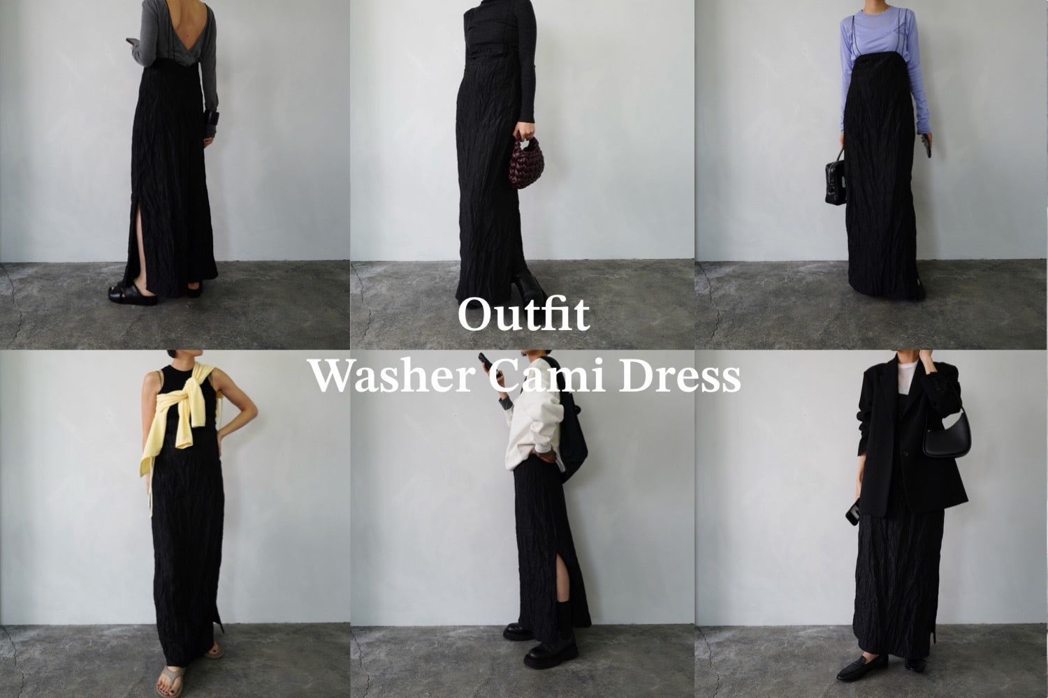 タグ付き 試着のみ&herアンドハー Washer Cami Dressシルバー &her and her アンドハー washer cami dress - メルカリ