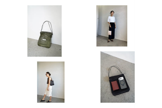 8.7 fri Adorn Satin Bag　-  Size & Styling