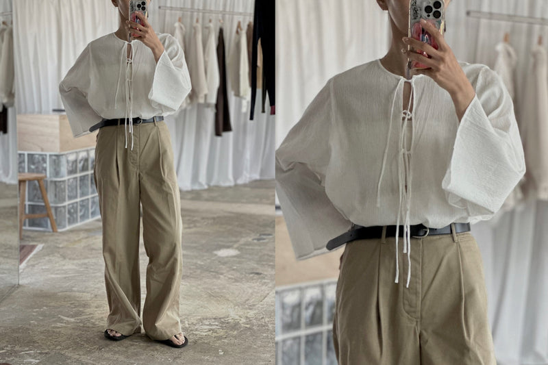 READY TO SHIP　ー　03  Ripple Cape Top STYLINGS