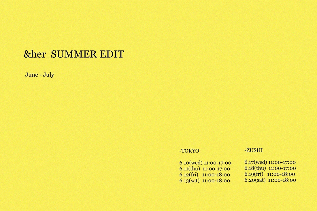 SUMMER EDIT 6/10 START.