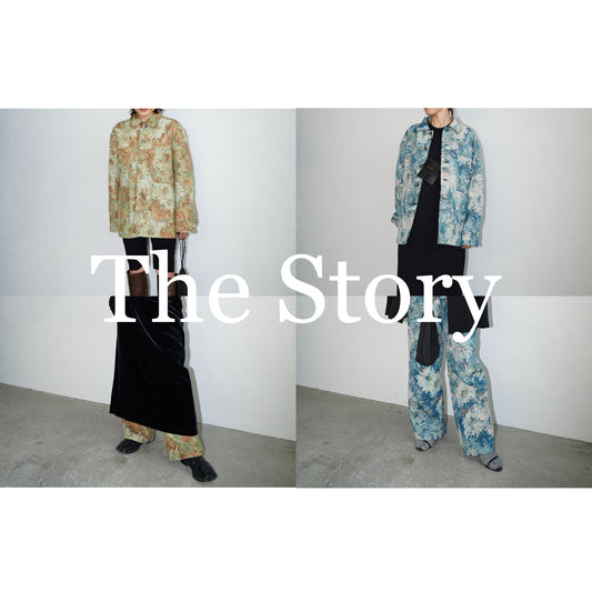 【The Story / bts】Jacquard Jacket & Jacquard Pants STYLING