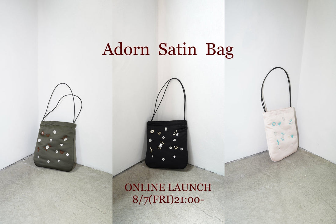 Launching on 8.7 fri  Adorn Satin Bag