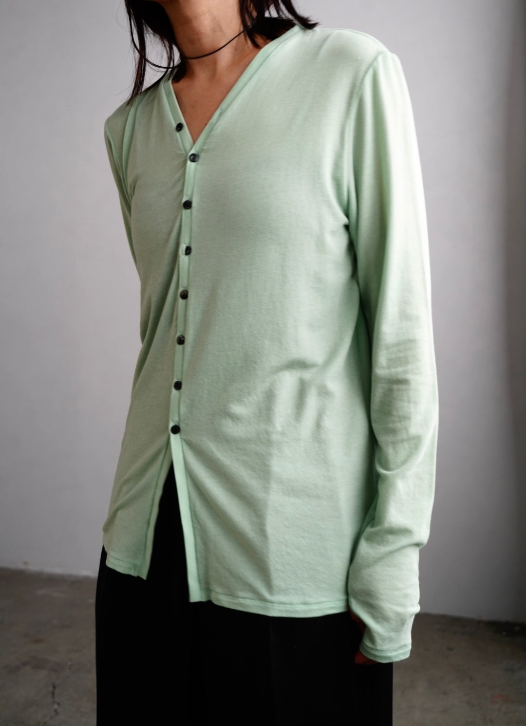 Powdery Cardigan / PALEGREEN