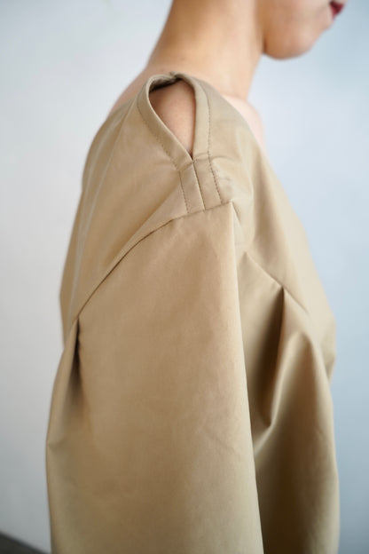 Typewriter Arrange Dress / BEIGE -6月25-30日発送-