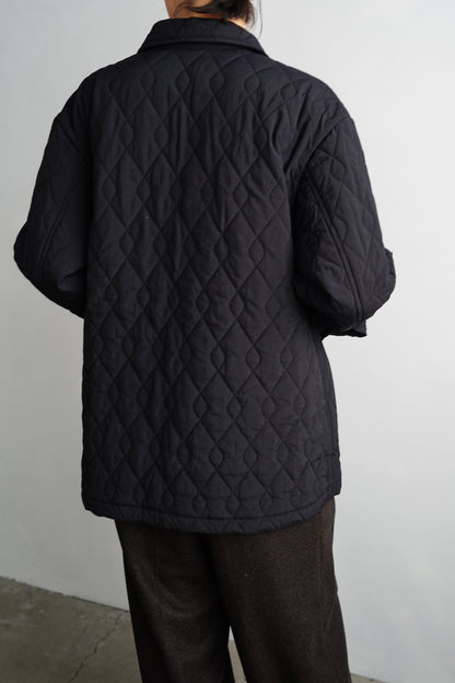 Quilted Middle Jacket / BLACK