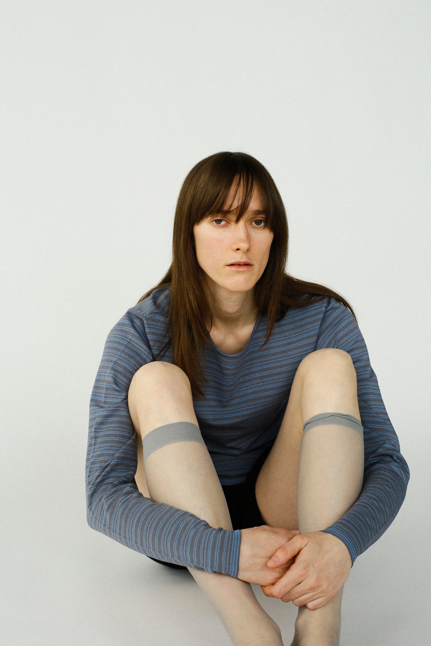 Border Pullover / BLUE