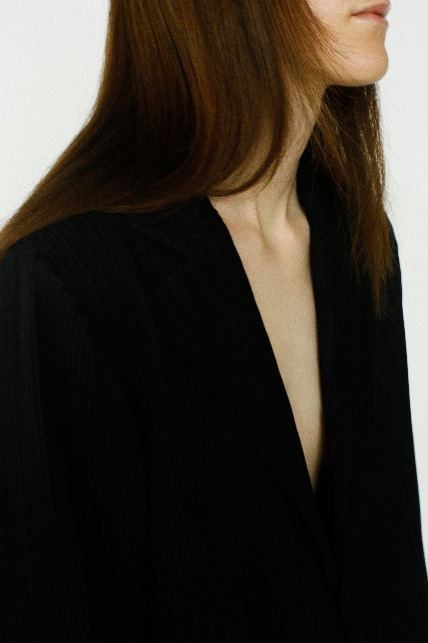 Pleats Tailored Jacket / BLACK -4月5日発送-