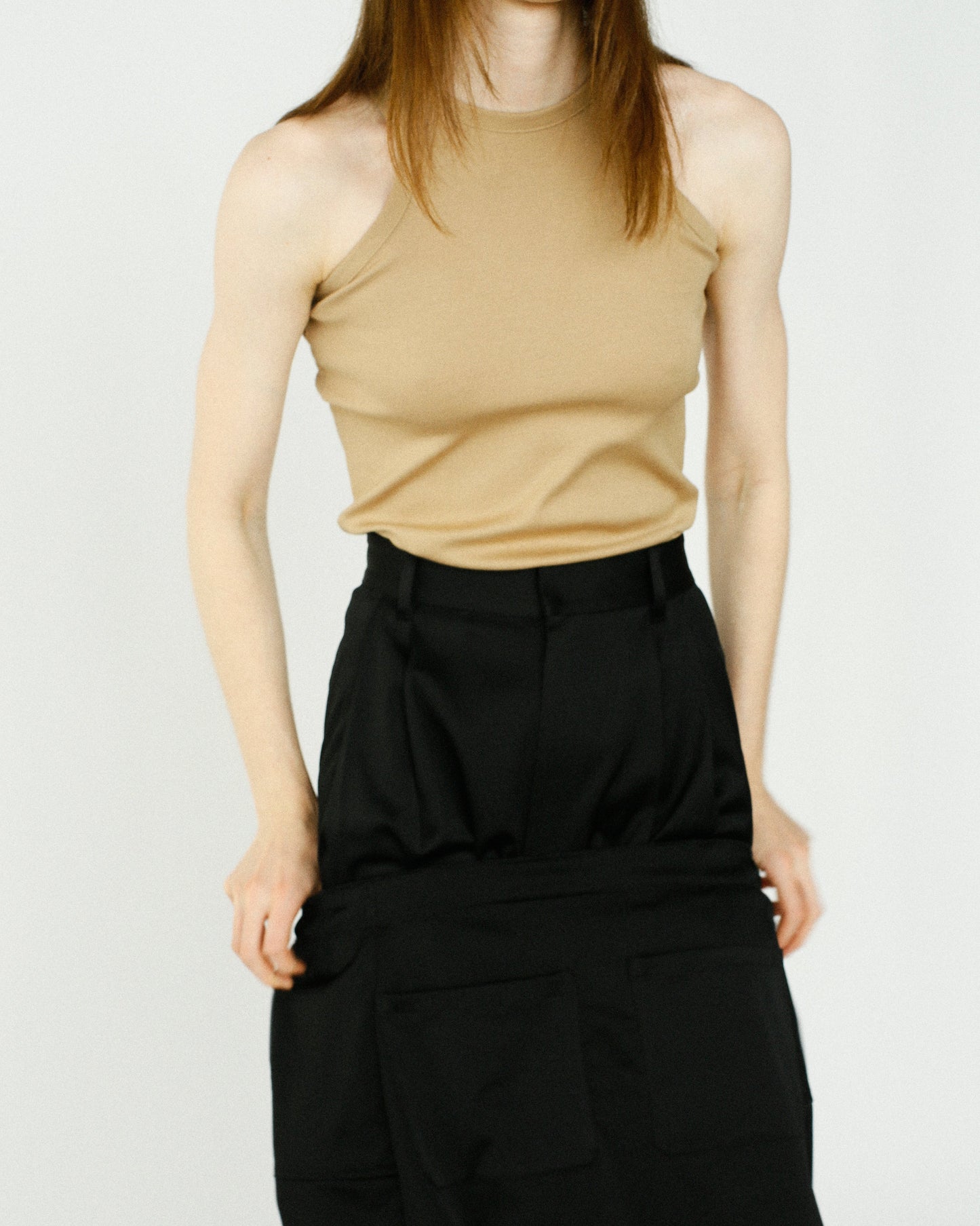 Sleek Tanktop / BEIGE