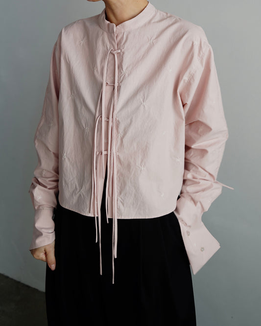 Embroidery Shirt / PINK -9月18日発送-