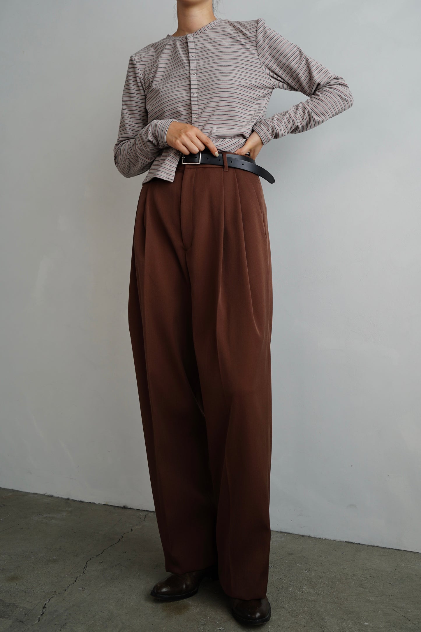 Plush Multi Border Cardigan -10月5-10日発送-