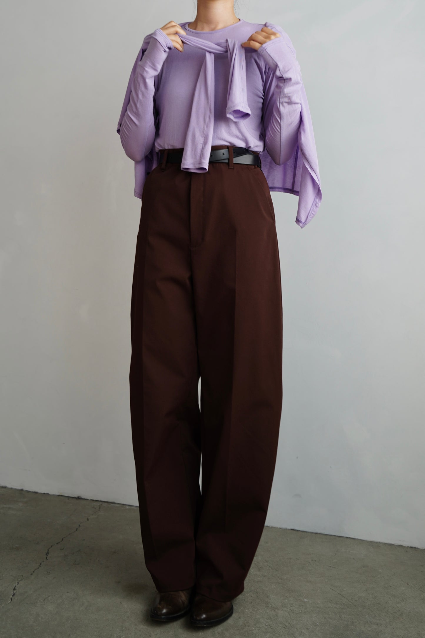 Basic Chino Pants / BROWN -9月20-25日発送-