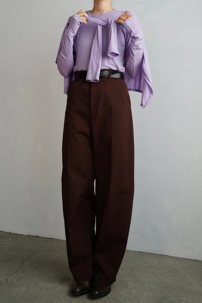 Basic Chino Pants / BROWN -9月20-25日発送-