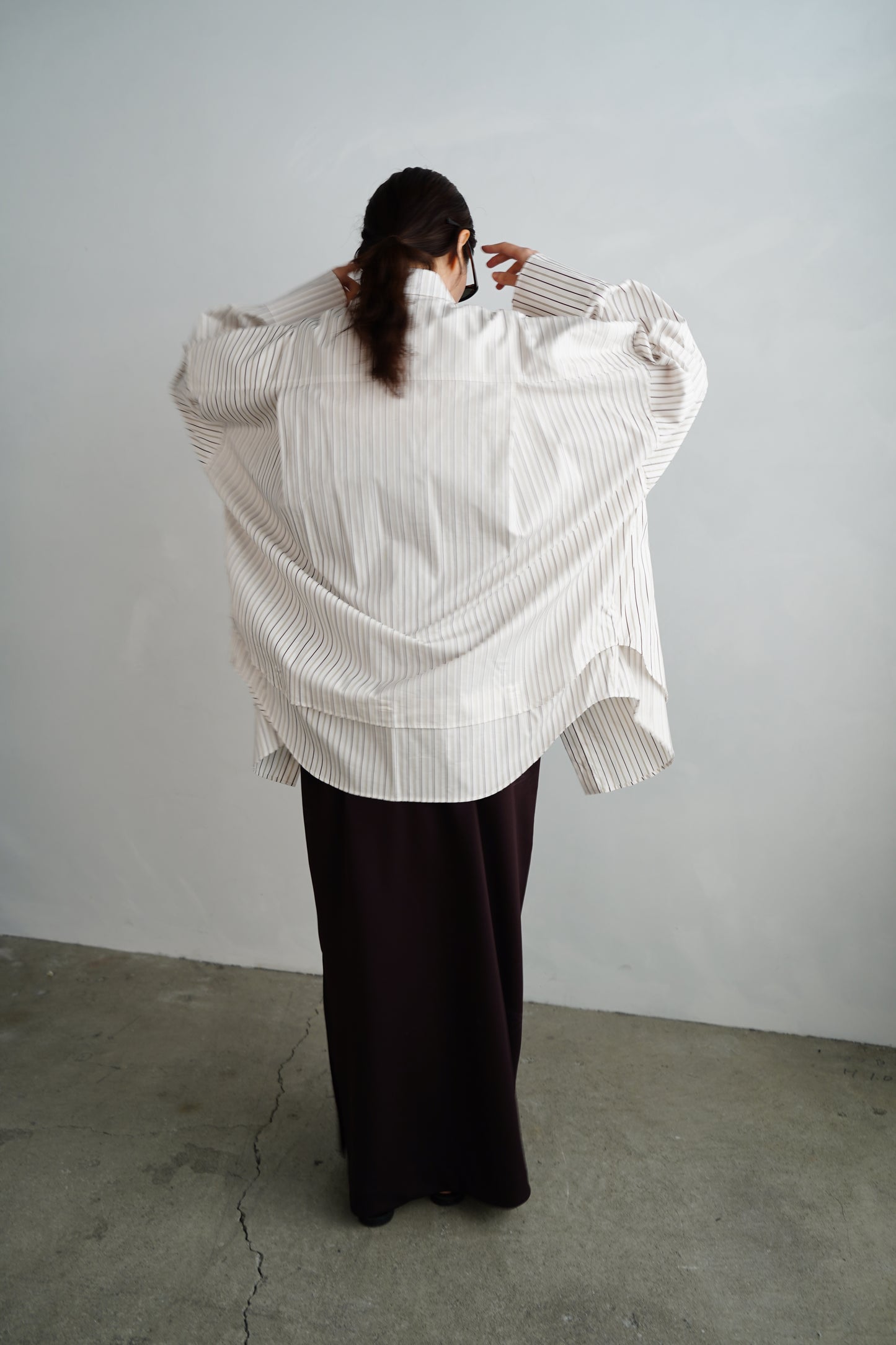 【再入荷】Stretch Jersey Dress / BROWN