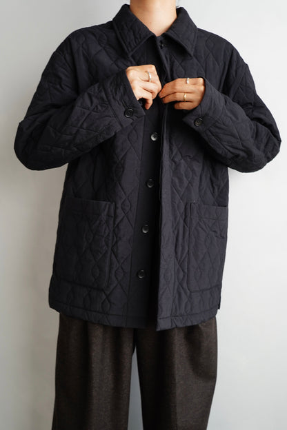 Quilted Middle Jacket / BLACK