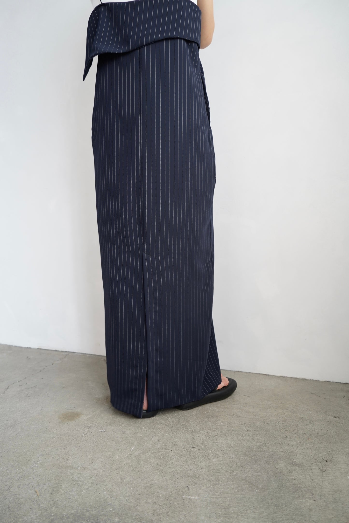 Layered Cami Dress / PINSTRIPE -6月25-30日発送-