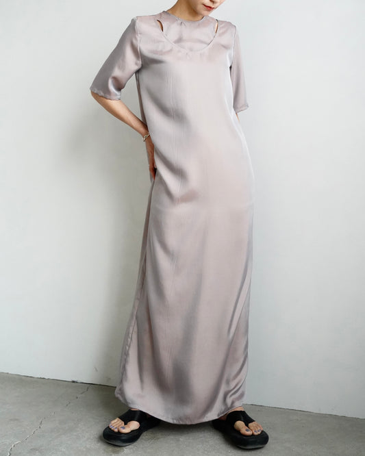 Silky Tack Dress / LILAC -5日以内発送-