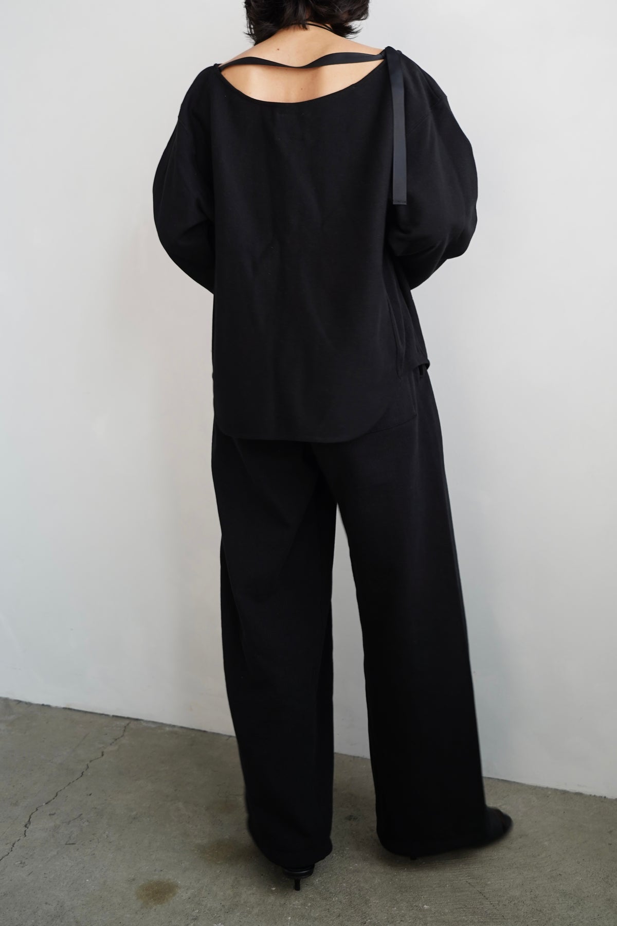 Sweat Wide Pants / BLACK -10月31日発送-