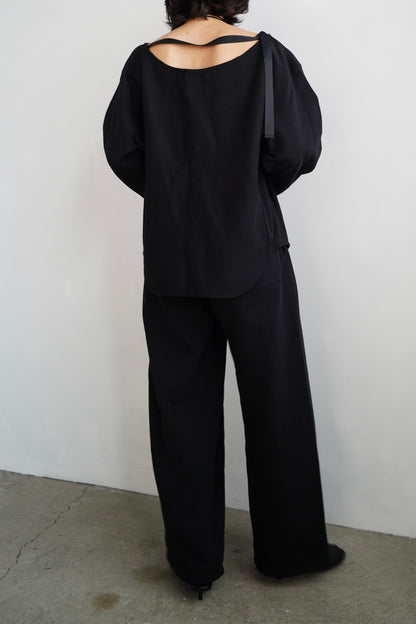 Sweat Wide Pants / BLACK -10月31日発送-