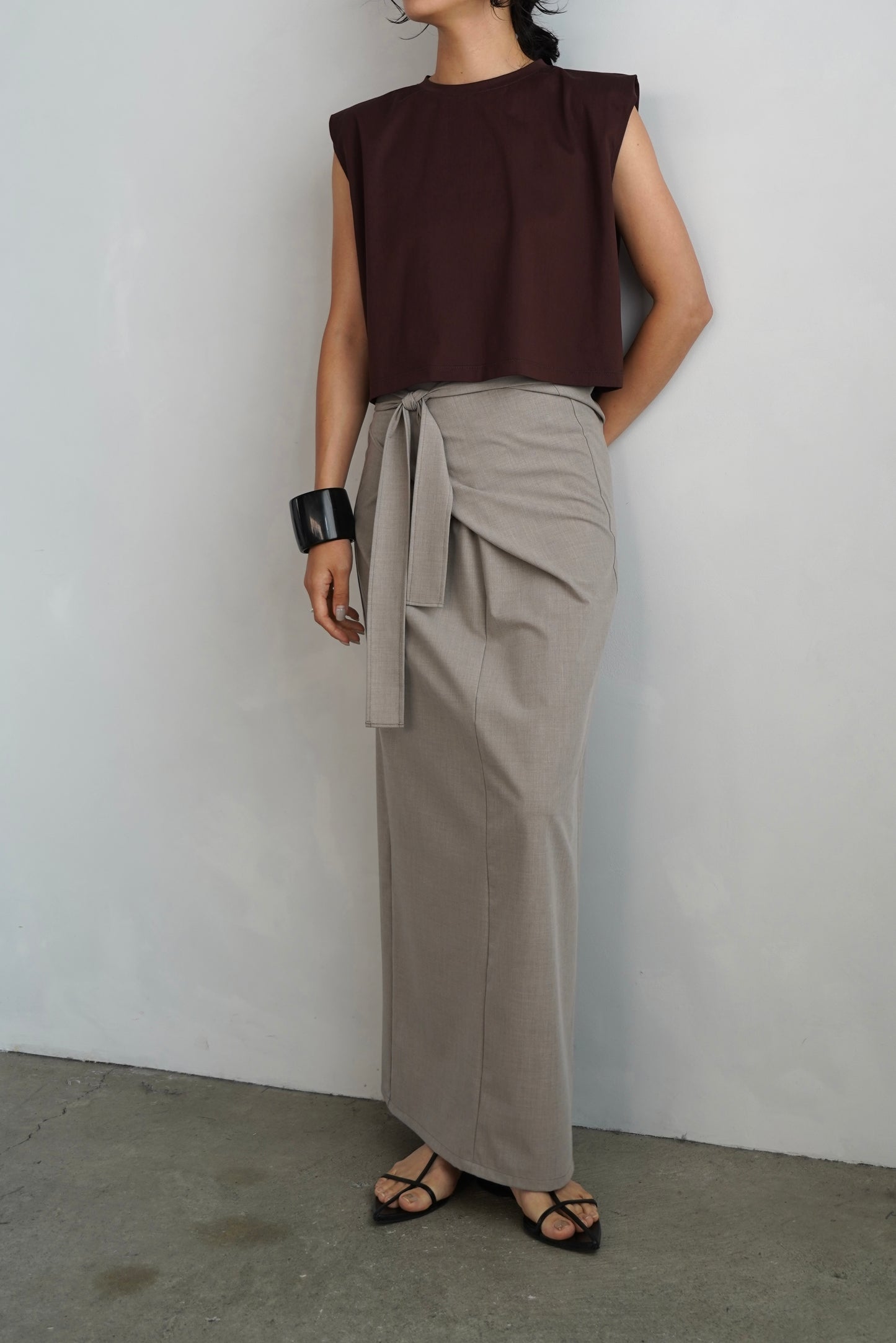 Essential Wrap Skirt / BEIGE -7月10-15日発送-
