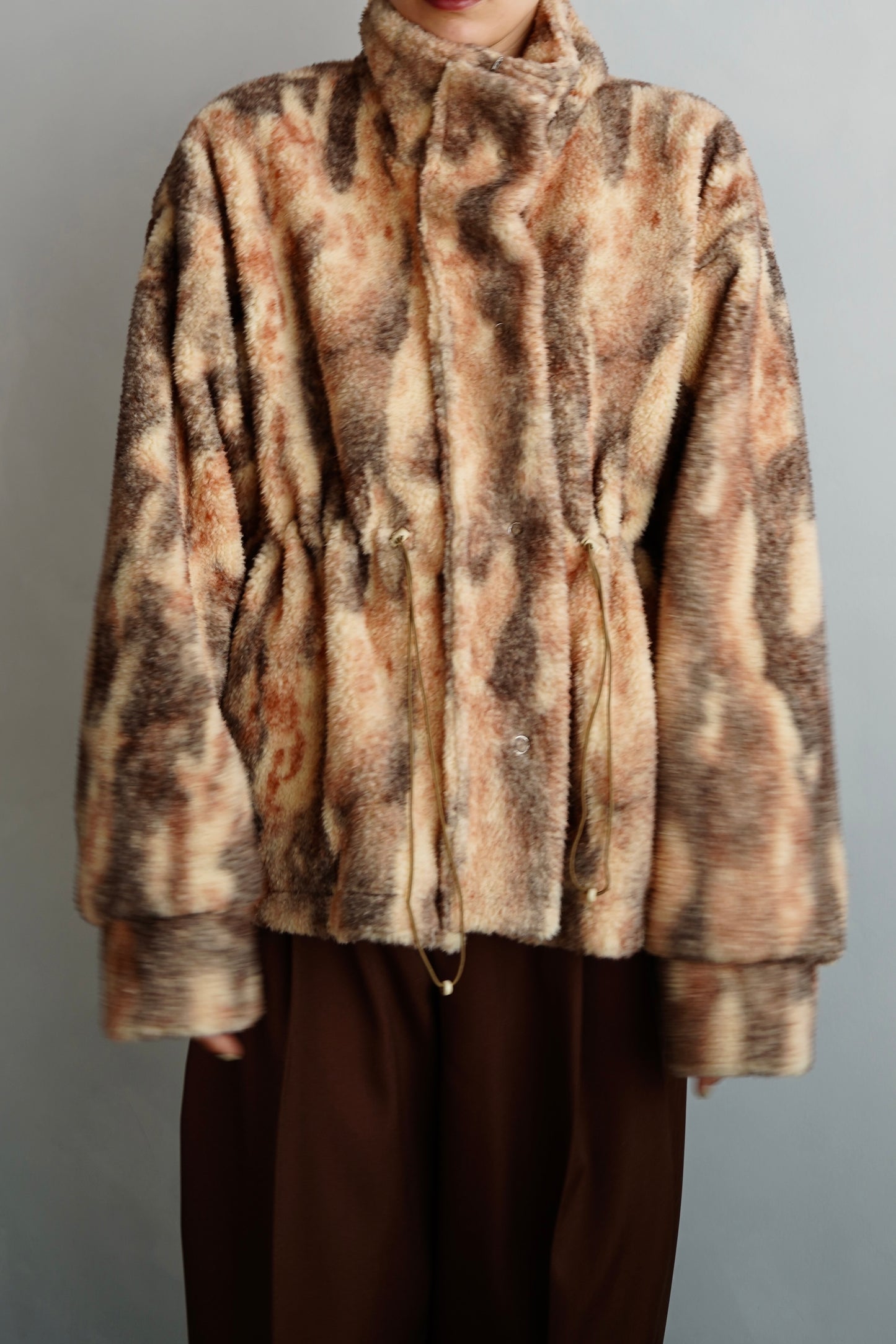 Brush Boa Jacket / BEIGE -11月上旬発送-