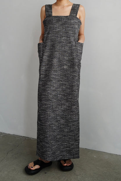 Jacquard Dress / BLACKWHITE -5月20日発送-