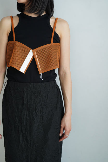 Double Mesh Cami / ORANGE
