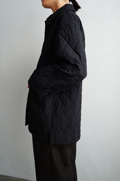 Quilted Middle Jacket / BLACK
