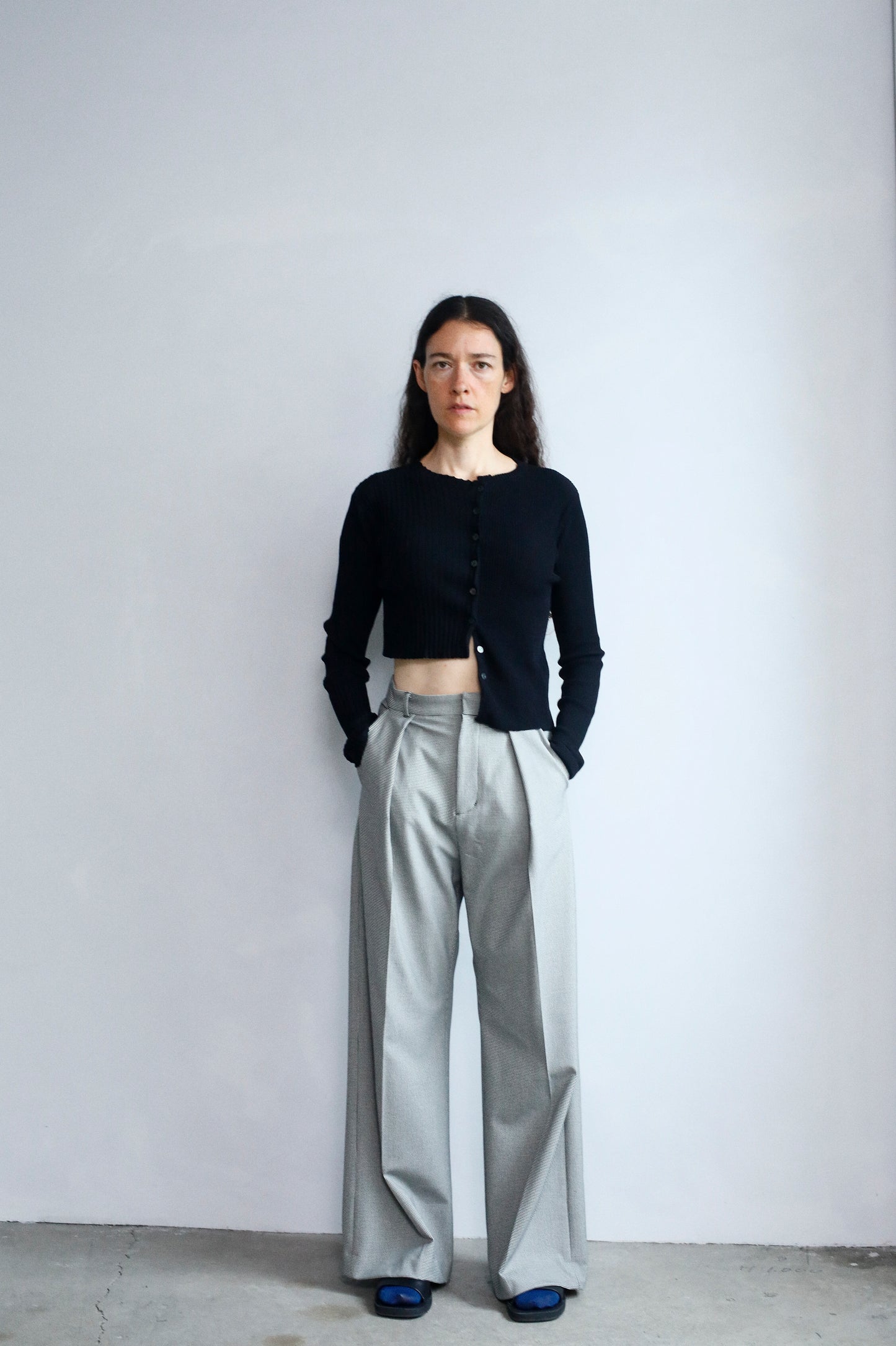 Patterned Pants / BLACKWHITE -10月20-25日発送-