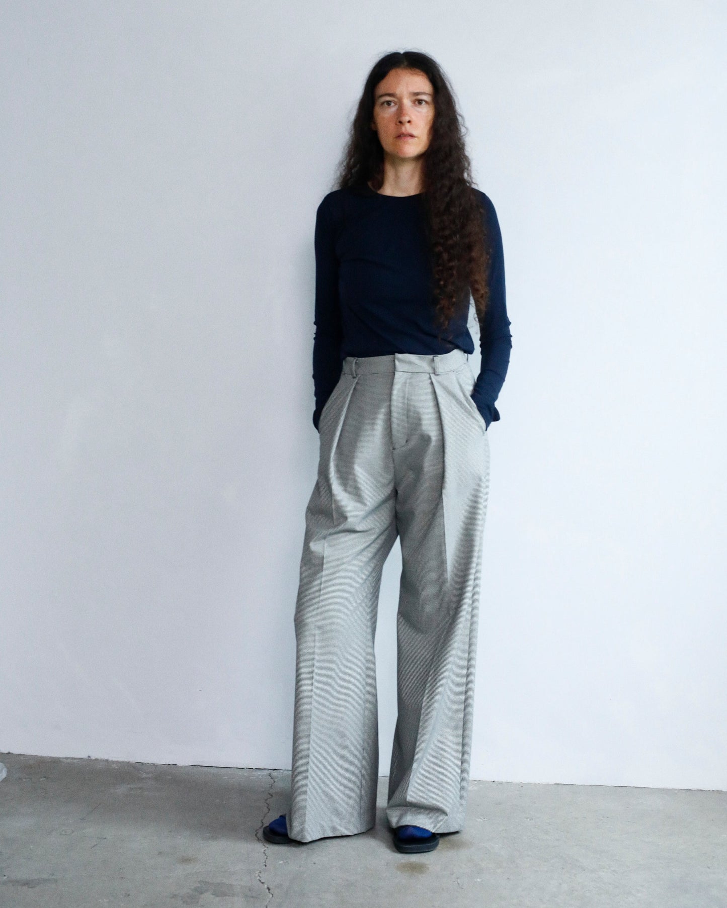 Patterned Pants / BLACKWHITE -10月20-25日発送-
