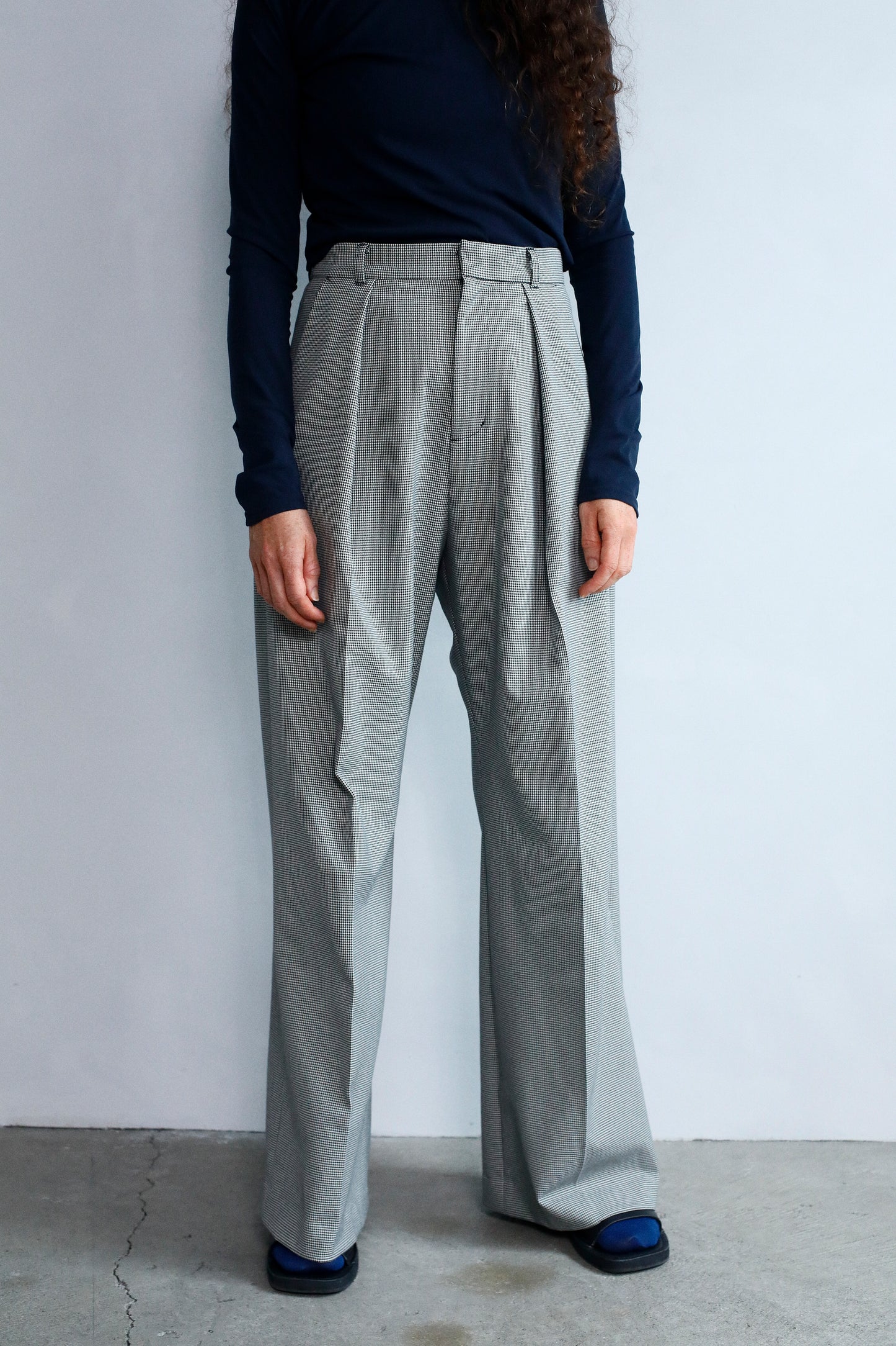 Patterned Pants / BLACKWHITE -10月20-25日発送-