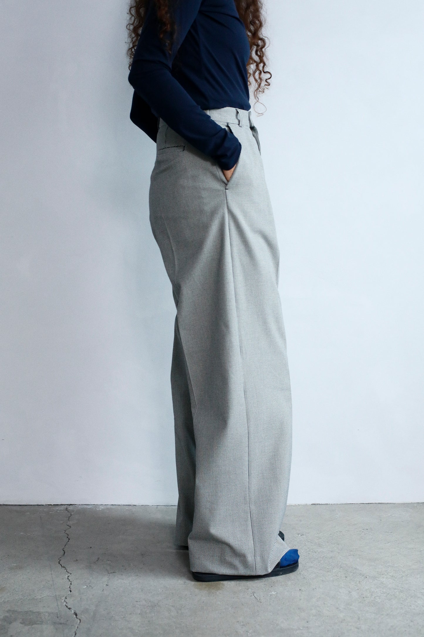 Patterned Pants / BLACKWHITE -10月20-25日発送-