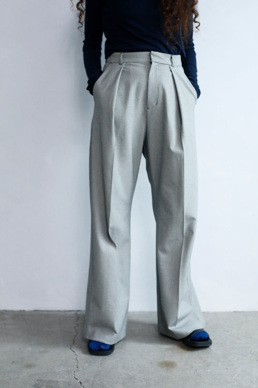 Patterned Pants / BLACKWHITE -10月20-25日発送-