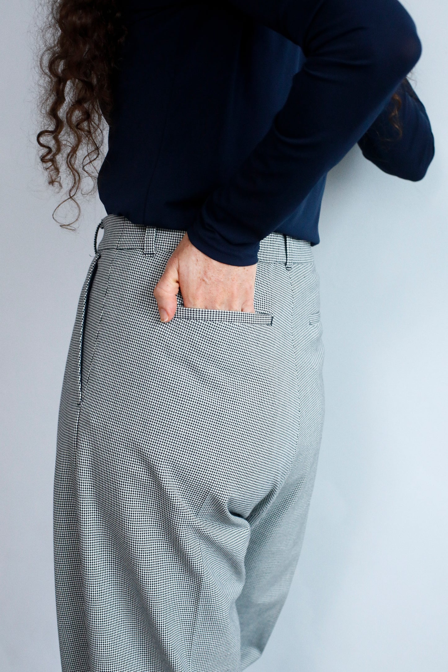 Patterned Pants / BLACKWHITE -10月20-25日発送-
