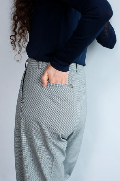 Patterned Pants / BLACKWHITE -10月20-25日発送-