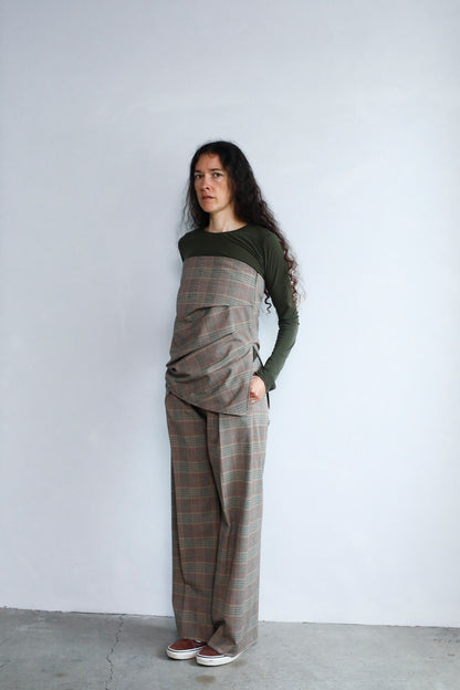 Patterned Pants / BROWN -10月20-25日発送-