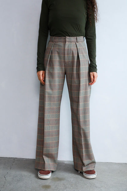 Patterned Pants / BROWN -10月20-25日発送-