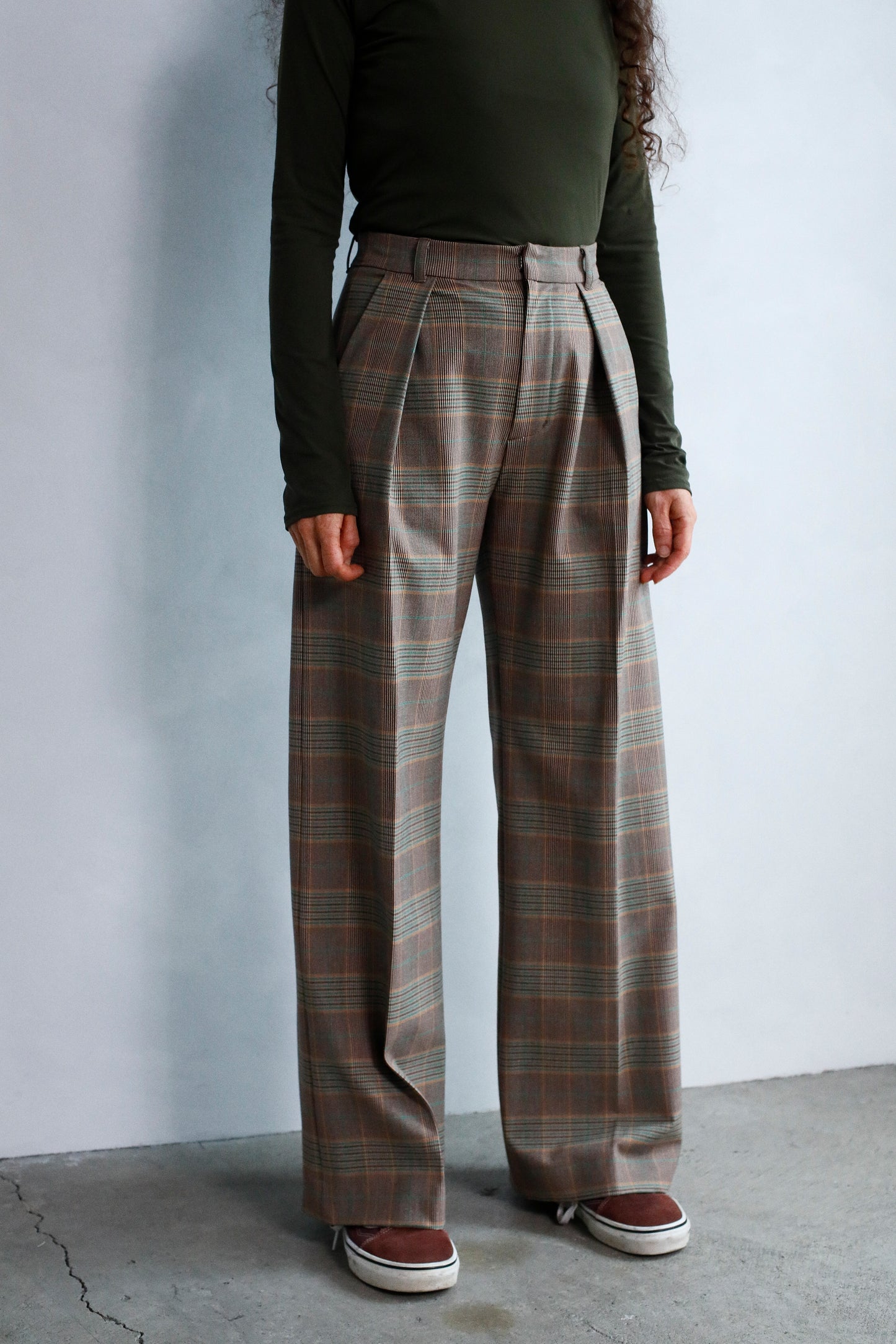 Patterned Pants / BROWN -10月20-25日発送-