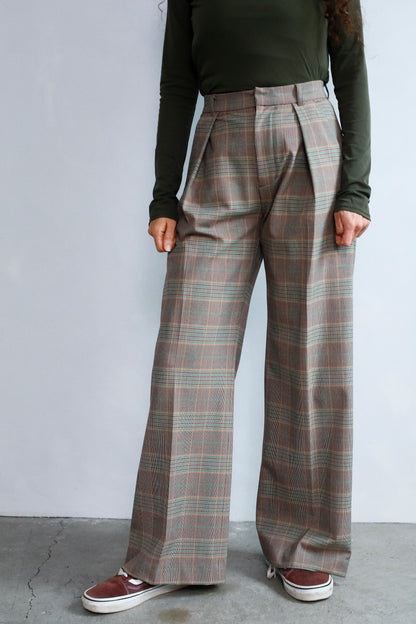Patterned Pants / BROWN -10月20-25日発送-
