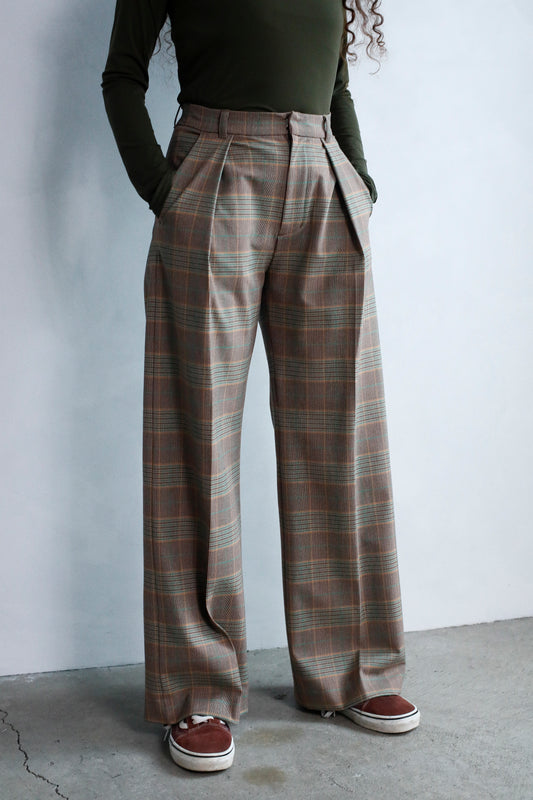 Patterned Pants / BROWN -10月20-25日発送-