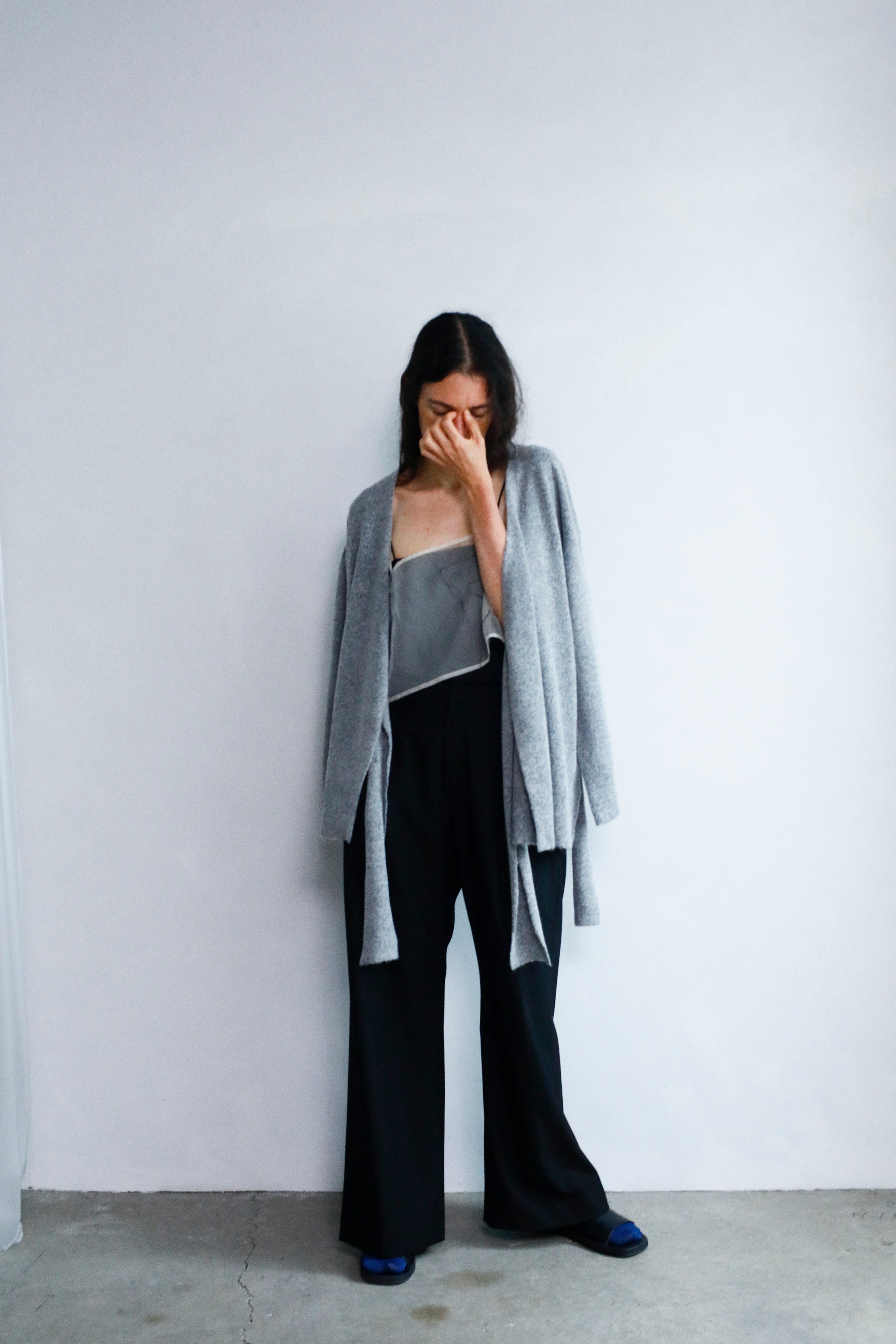Cachecoeur Knit Cardigan / GRAY – &her