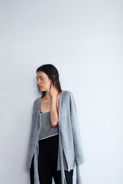Cachecoeur Knit Cardigan / GRAY