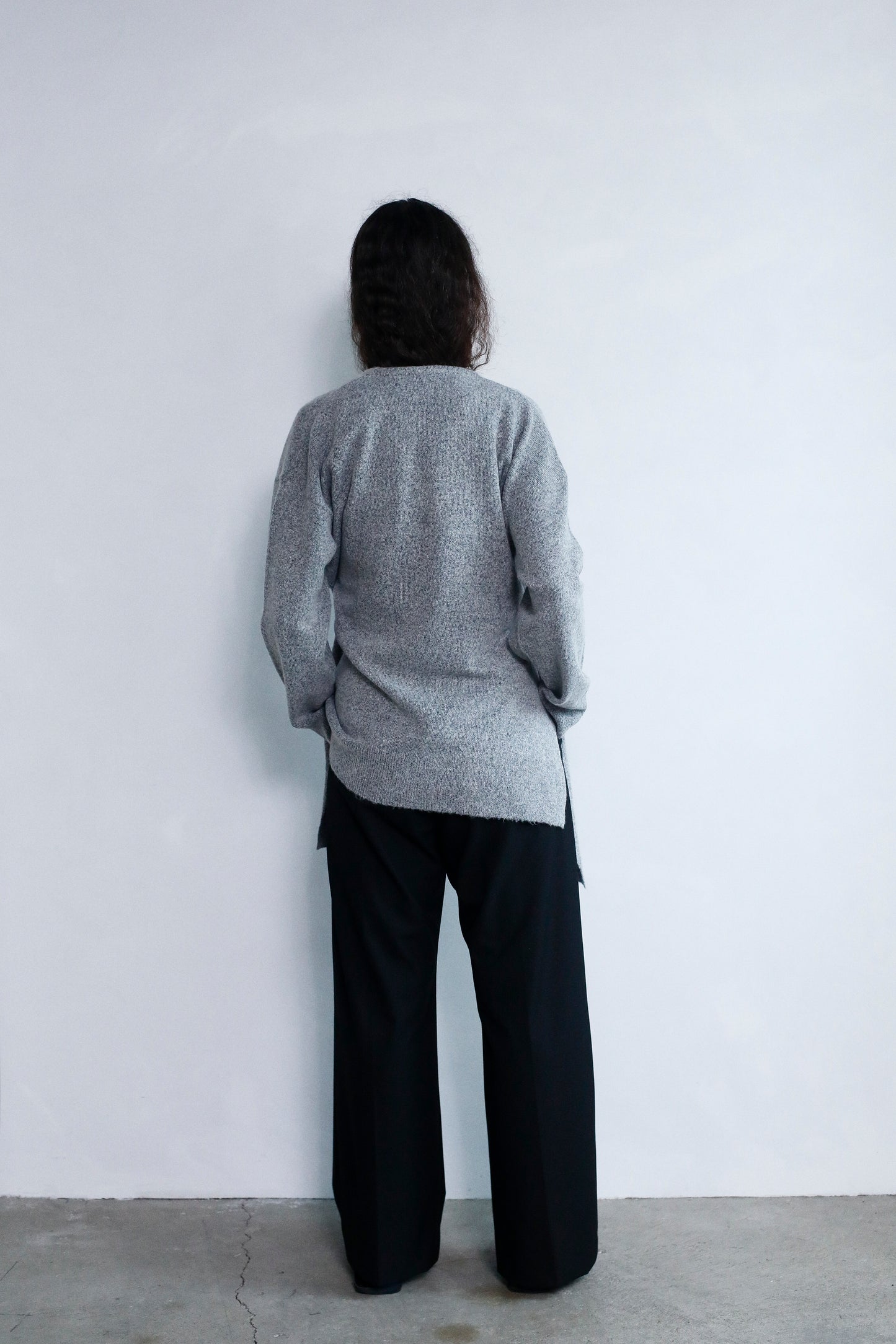 Cachecoeur Knit Cardigan / GRAY