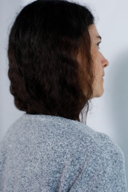 Cachecoeur Knit Cardigan / GRAY