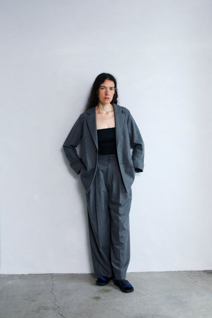 Wool Cashmere Jacket / GRAY -11月15-20日発送-