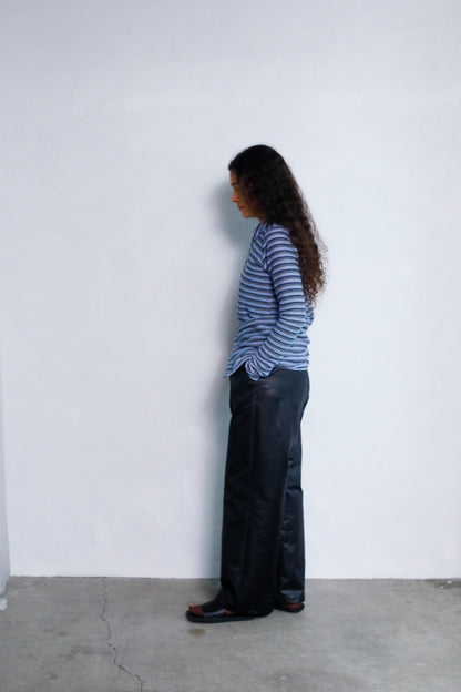 Multi Border Shirts / PURPLE